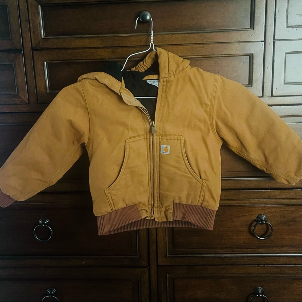 Carhartt Tan Zip-Up Jacket